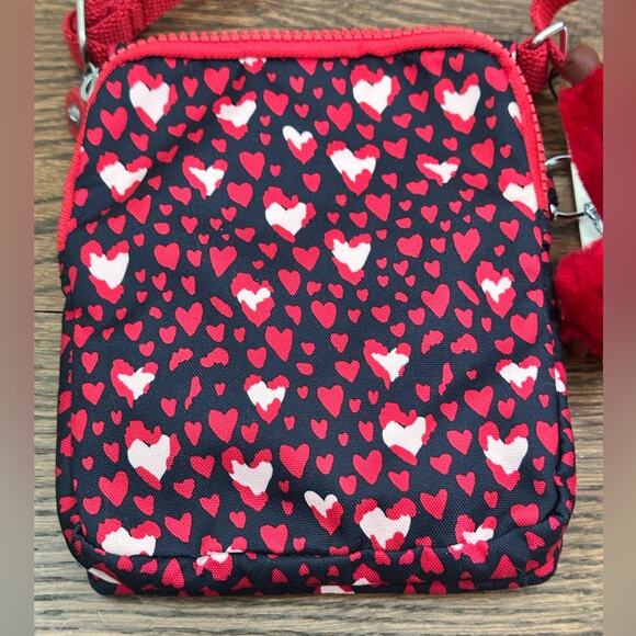 KIPLING Heart Festival El Dorado Crossbody Bag NWT - Picture 4 of 8